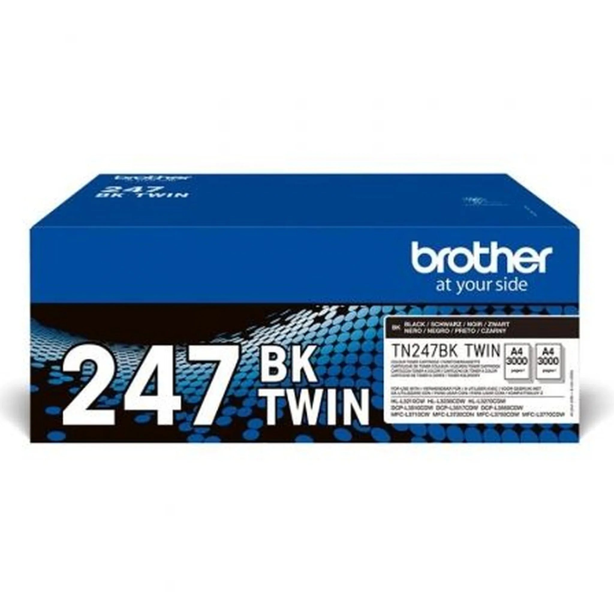 Tóner Original Brother TN247BKTWIN Multipack/ 2x Negro - PixelPlaza