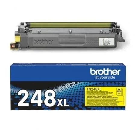 Tóner Original Brother TN248XLY Alta Capacidad/ Amarillo - PixelPlaza