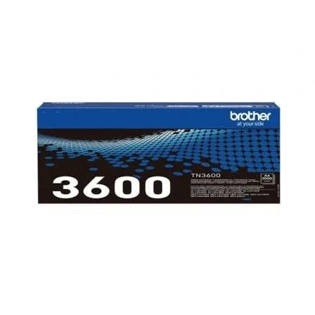 Tóner Original Brother TN3600/ Negro - PixelPlaza