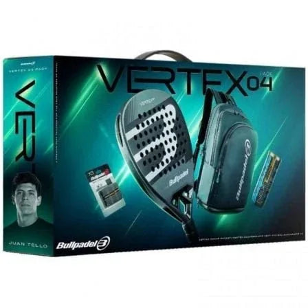 Pack Pala de Pádel Bullpadel Vertex 04 Comfort Pro Line 2026/ Incluye 3 Accesorios - PixelPlaza