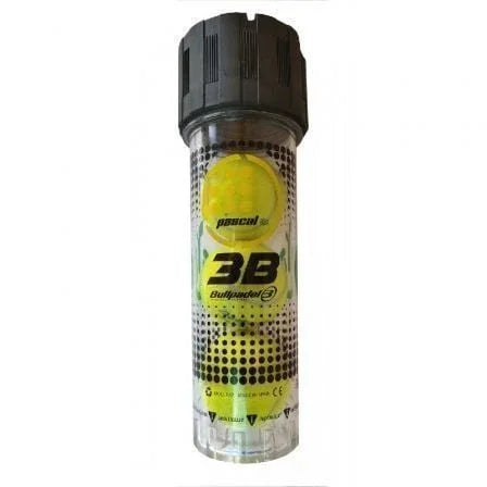 Presurizador para Pelotas de Pádel Bullpadel Pascal Box 3B/ Incluye Bomba Hinchadora/ Capacidad 3 uds - PixelPlaza