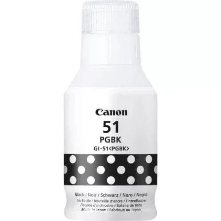 Botella de Tinta Original Canon GI-51/ Negra - PixelPlaza