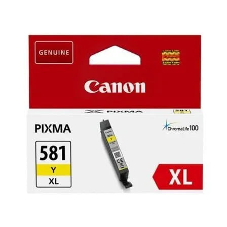 Cartucho de Tinta Original Canon CLI-581YXL Alta Capacidad/ Amarillo - PixelPlaza