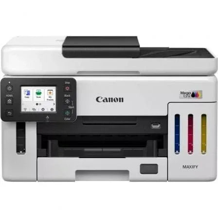 Multifunción Recargable Canon MAXIFY GX6150 MegaTank WiFi/ Dúplex/ Blanca - PixelPlaza