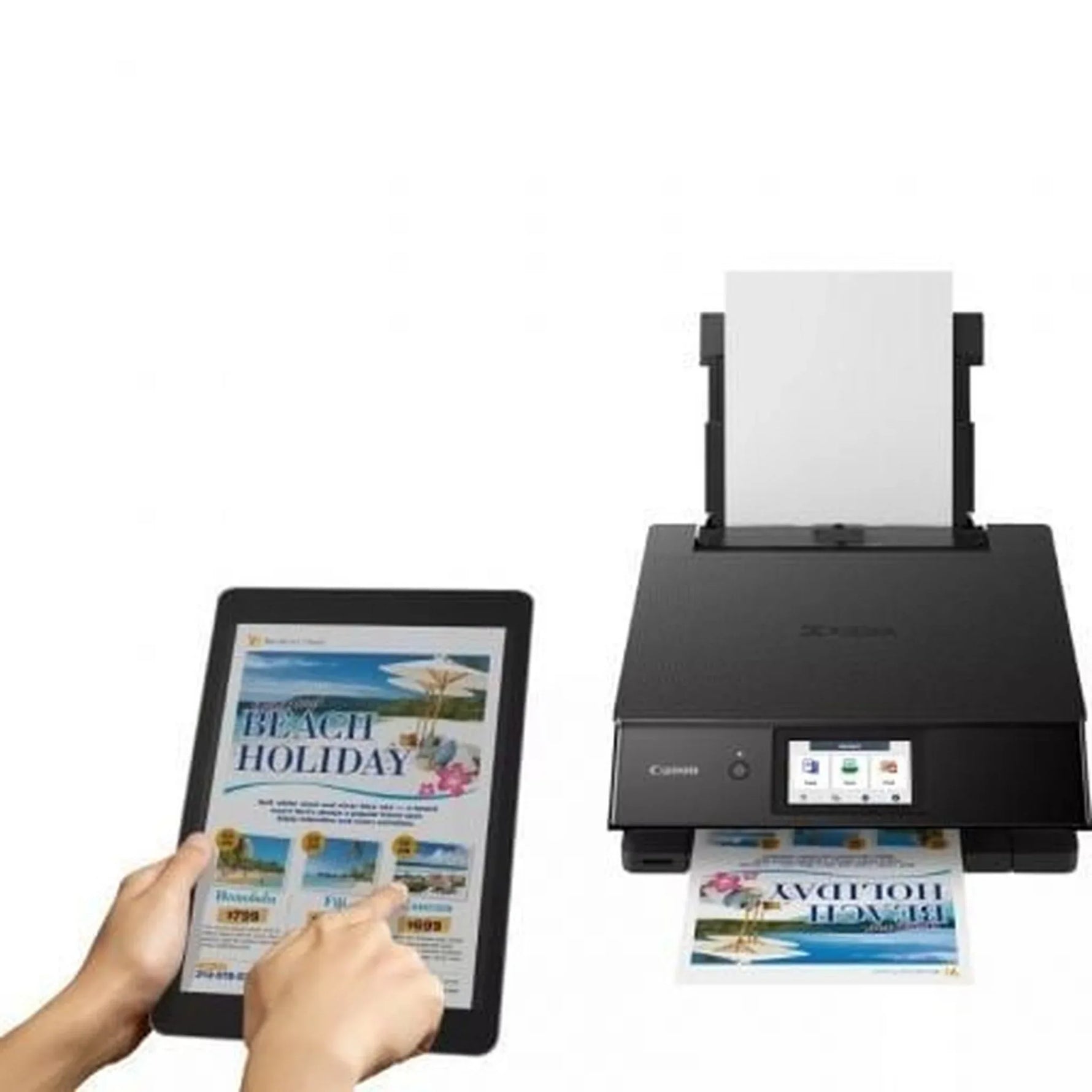 Multifunción Fotográfica Canon PIXMA TS8750 WiFi/ Dúplex/ Negra - PixelPlaza