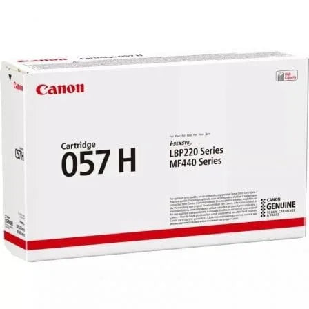 Tóner Original Canon i-SENSYS nº057H Alta Capacidad/ Negro - PixelPlaza