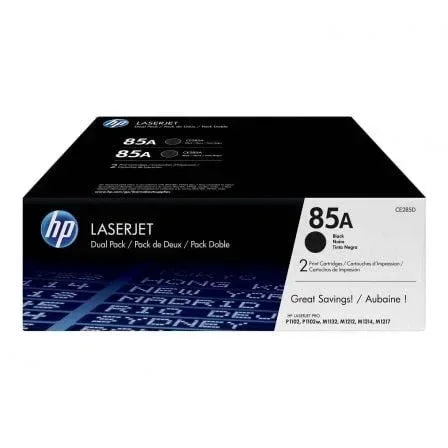 Toner Original HP nº85A Multipack/ 2x Negro - PixelPlaza