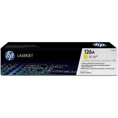 Tóner Original HP nº126A/ Amarillo - PixelPlaza