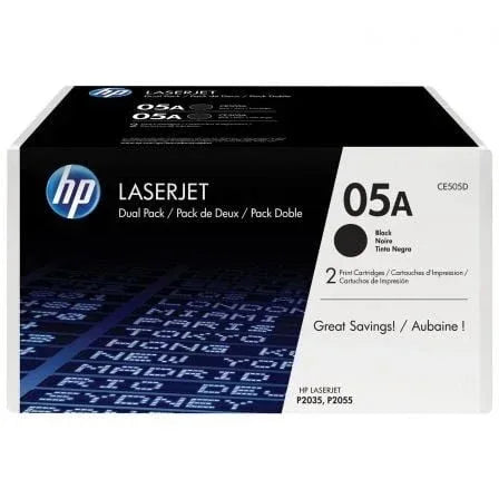Tóner Original HP nº05A Multipack/ 2x Negro - PixelPlaza