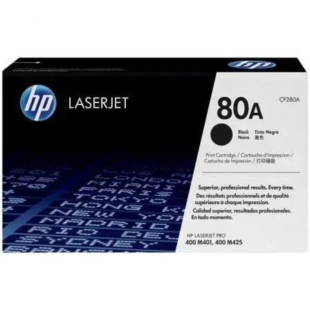 Tóner Original HP nº80A/ Negro - PixelPlaza
