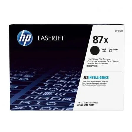 Tóner Original HP nº87X XL Alta Capacidad/ Negro - PixelPlaza