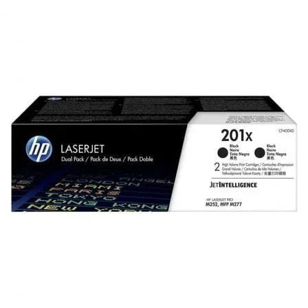 Tóner Original HP nº201X XL Alta Capacidad Multipack/ 2x Negro - PixelPlaza