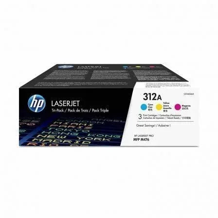 Tóner Original HP nº312A Multipack/ Cian/ Magenta/ Amarillo - PixelPlaza