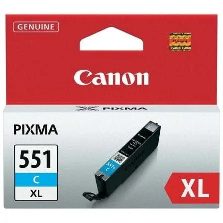 Cartucho de Tinta Original Canon CLI-551C XL Alta Capacidad/ Cian - PixelPlaza