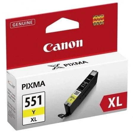 Cartucho de Tinta Original Canon CLI-551Y XL Alta Capacidad/ Amarillo - PixelPlaza