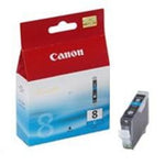 Cartucho tinta Canon cli8c cian pixma 8ml 4200 · 5200 · 6600 · mp500 · 800