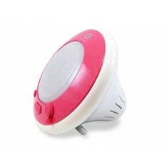Altavoz Conceptronic resistente al agua flotante rosa