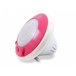 Altavoz Conceptronic resistente al agua flotante rosa