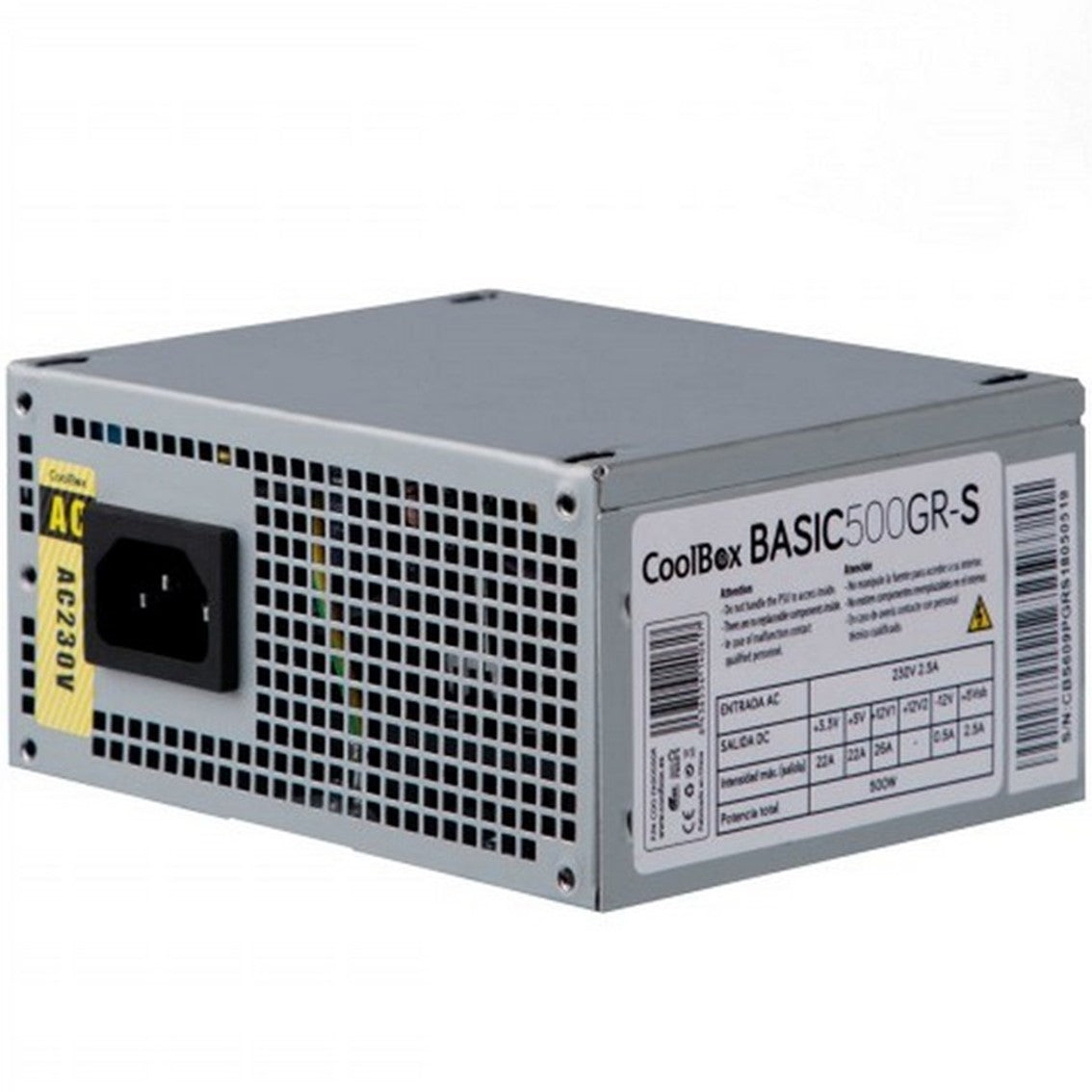 Fuente alimentacion Coolbox basic 500gr sfx 500w