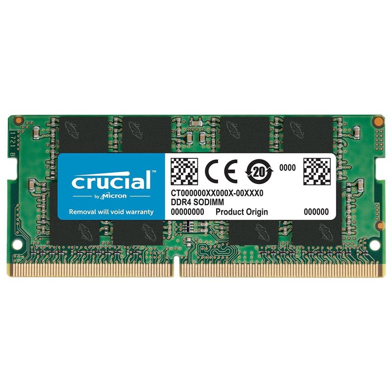 Memoria ram DDR4 Crucial sodimm 3200 mhz pc4 25600 cl22