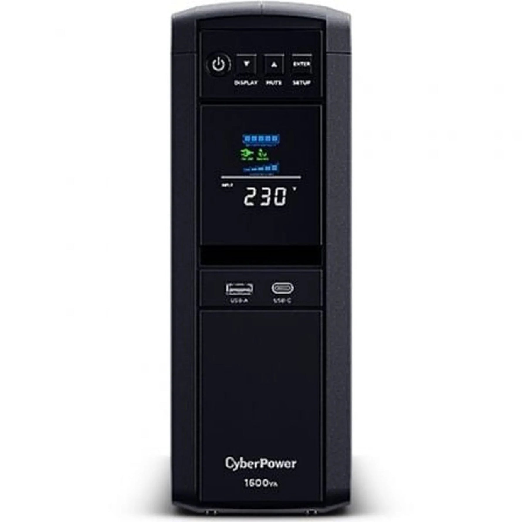 SAI Línea Interactiva Cyberpower CP1600EPFCLCD/ 1600VA-1000W/ 6 Salidas/ Formato Torre - PixelPlaza
