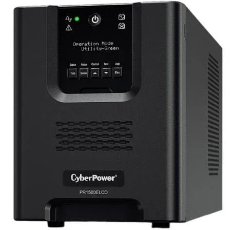 SAI Línea Interactiva Cyberpower PR1500ELCD/ 1500VA-1350W/ 8 Salidas/ Formato Torre - PixelPlaza