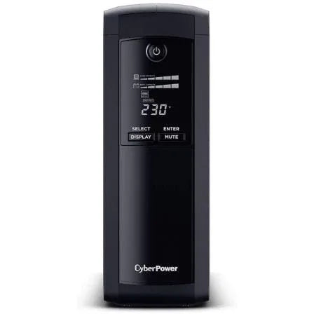 SAI Línea Interactiva Cyberpower VP1200ELCD-DE/ 1200VA-720W/ 5 Salidas/ Formato Torre - PixelPlaza