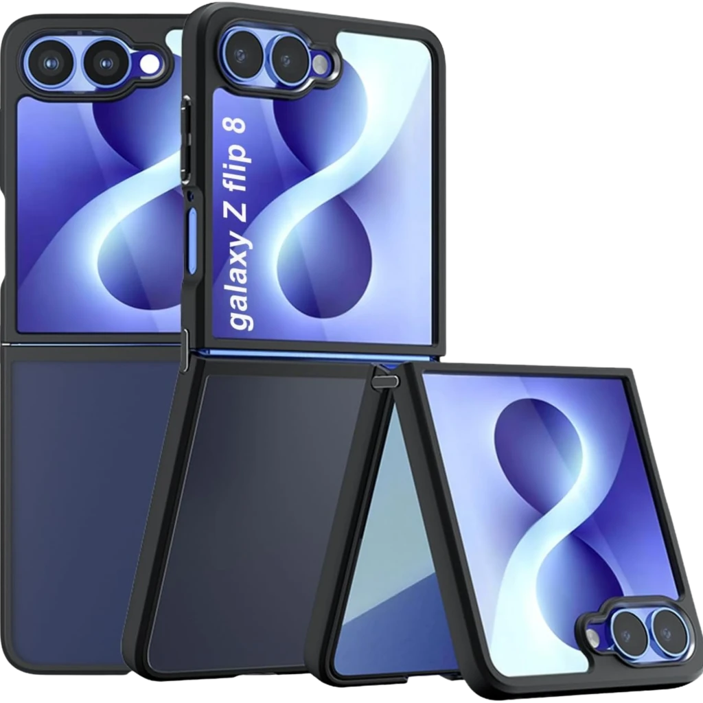 Funda Samsung Galaxy Z Flip 8 Square Hard Premium Negro