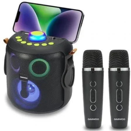 Altavoz con Bluetooth Daewoo Karaoke DW3008/ 15W/ 1.0 - PixelPlaza