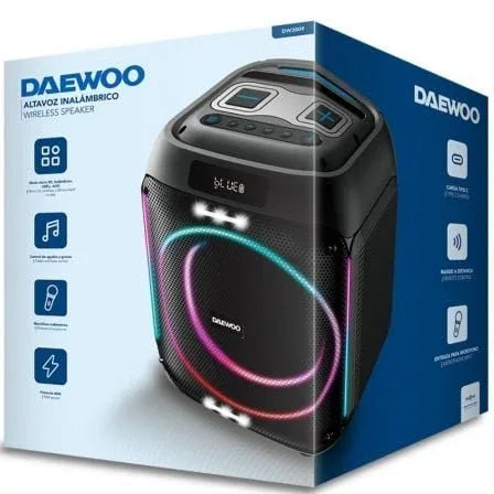 Altavoz con Bluetooth Daewoo Party Speaker DW3009/ 40W/ 2.1 - PixelPlaza