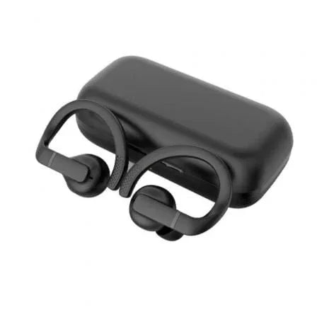 Auriculares Deportivos Bluetooth Daewoo DW2003 con estuche de carga/ Autonomía 8h/ Negros - PixelPlaza