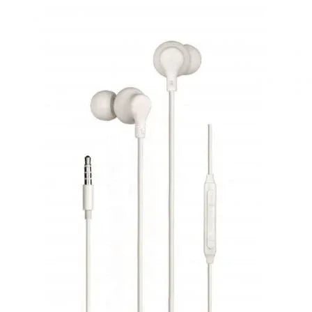 Auriculares Intrauditivos Daewoo DW2014/ con Micrófono/ Jack 3.5/ Blancos - PixelPlaza