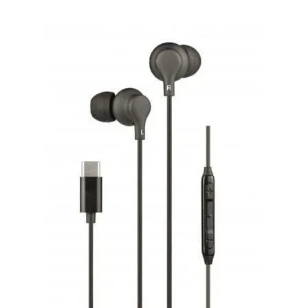 Auriculares Intrauditivos Daewoo DW2015/ con Micrófono/ USB Tipo-C/ Negros - PixelPlaza
