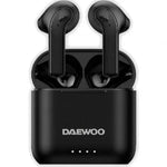 Auriculares Bluetooth Daewoo DW2020 con estuche de carga/ Autonomía 5h/ Negros - PixelPlaza