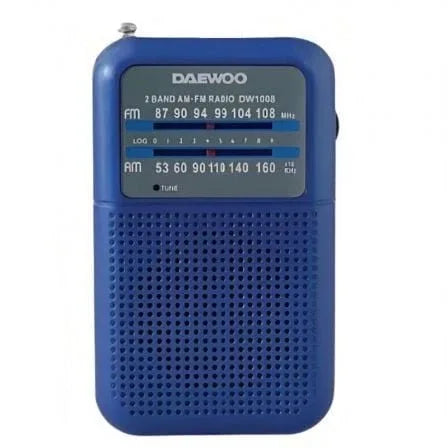 Radio Portátil Daewoo DW1008/ Azul - PixelPlaza