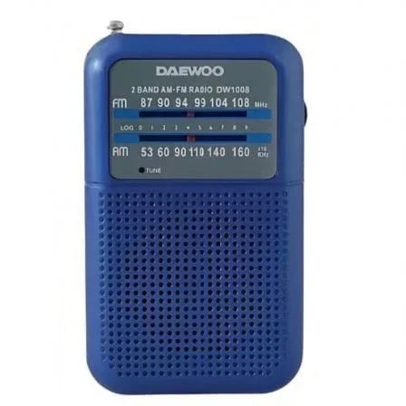 Radio Portátil Daewoo DW1008/ Plata