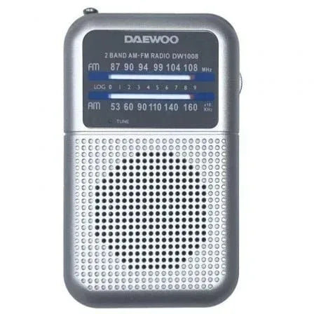 Radio Portátil Daewoo DW1008/ Negra