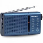 Radio Portátil Daewoo DW1036/ a Pilas/ Azul - PixelPlaza