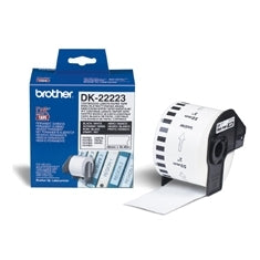 Etiquetas cinta continua Brother blanca dk22223