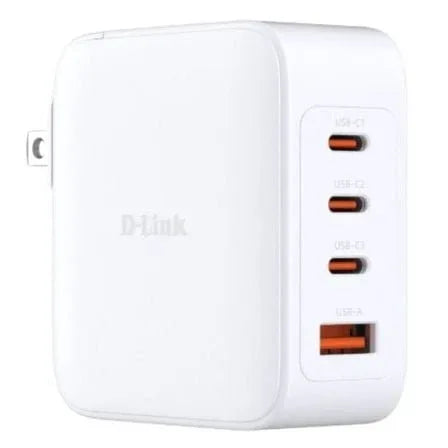 Cargador de Pared GaN D-Link DCP-101/ 3xUSB Tipo-C/ 1xUSB/ 100W - PixelPlaza