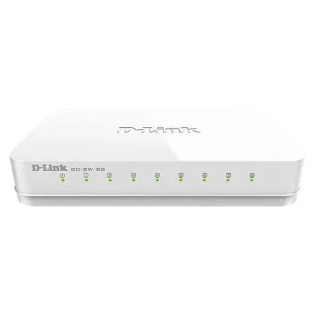 Switch D-Link GO-SW-8G 8 Puertos/ RJ-45 10/100/1000 - PixelPlaza