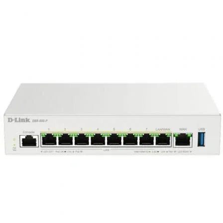 Router VPN/Firewall/Switch D-Link DBR-600-P/E/ 9 Puertos - PixelPlaza