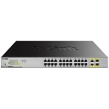 Switch D-Link DGS-1026MP 26 Puertos 10/100/1000 PoE/ SFP - PixelPlaza