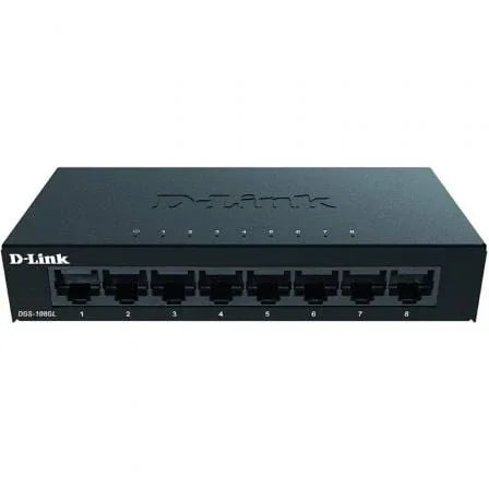Switch D-Link DGS-108GL 8 Puertos/ RJ-45 10/100/1000 - PixelPlaza