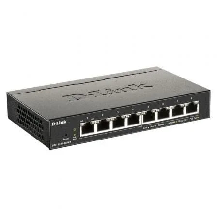 Switch D-Link DGS-1100-08PV2 8 Puertos/ RJ-45 10/100/1000 PoE - PixelPlaza