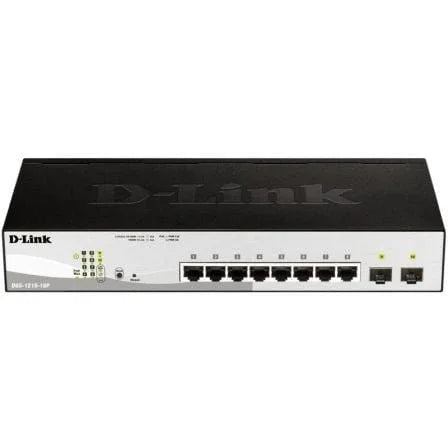 Switch D-Link DGS-1210-10P 10 Puertos/ RJ-45 Gigabit 10/100/1000 PoE/ SFP - PixelPlaza