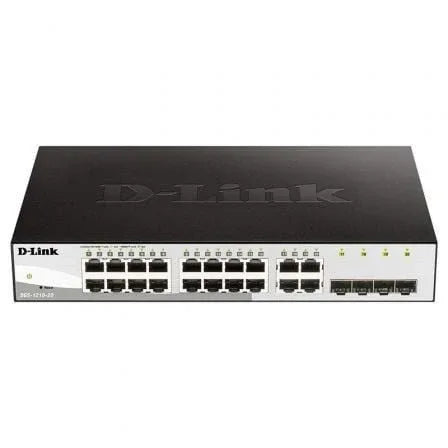 Switch D-Link DGS-1210-20/ 20 Puertos/ RJ45 10/100/1000/ SFP - PixelPlaza