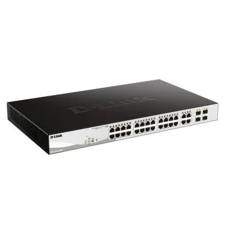 Switch D-Link Smart Plus DGS-1210-28MP 28 Puertos/ RJ-45 10/100/1000 PoE/ SFP - PixelPlaza