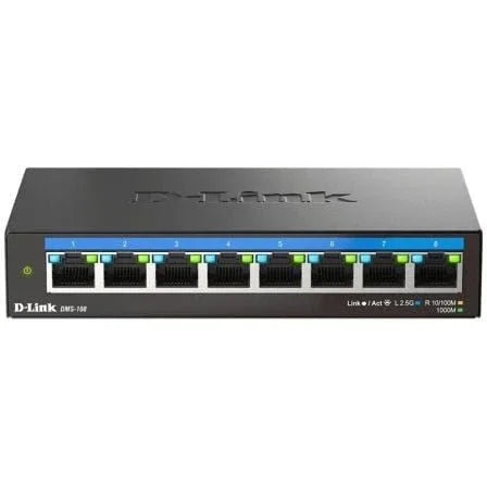 Switch D-Link DMS-108 8 Puertos/ RJ-45 10/100/1000/2.5GB - PixelPlaza