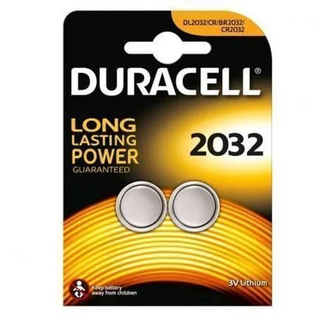 Pack de 2 Pilas de Botón Duracell DL2032/ 3V - PixelPlaza